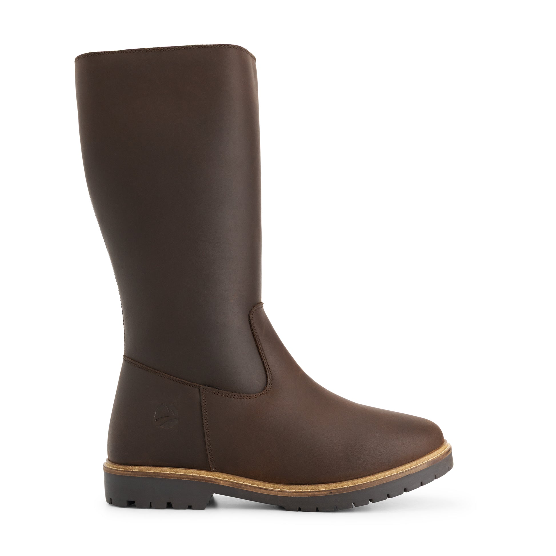 Jarvik Women - Knee-High Boots - Wool-Lined - Dark Brown R
