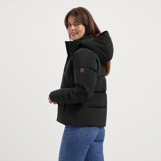 Norra Women - Puffer jacket - Water-resistant - Black MV