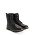 Trysil Women - Lace-up Boots with Zipper - Wool-Lined - Black FRD