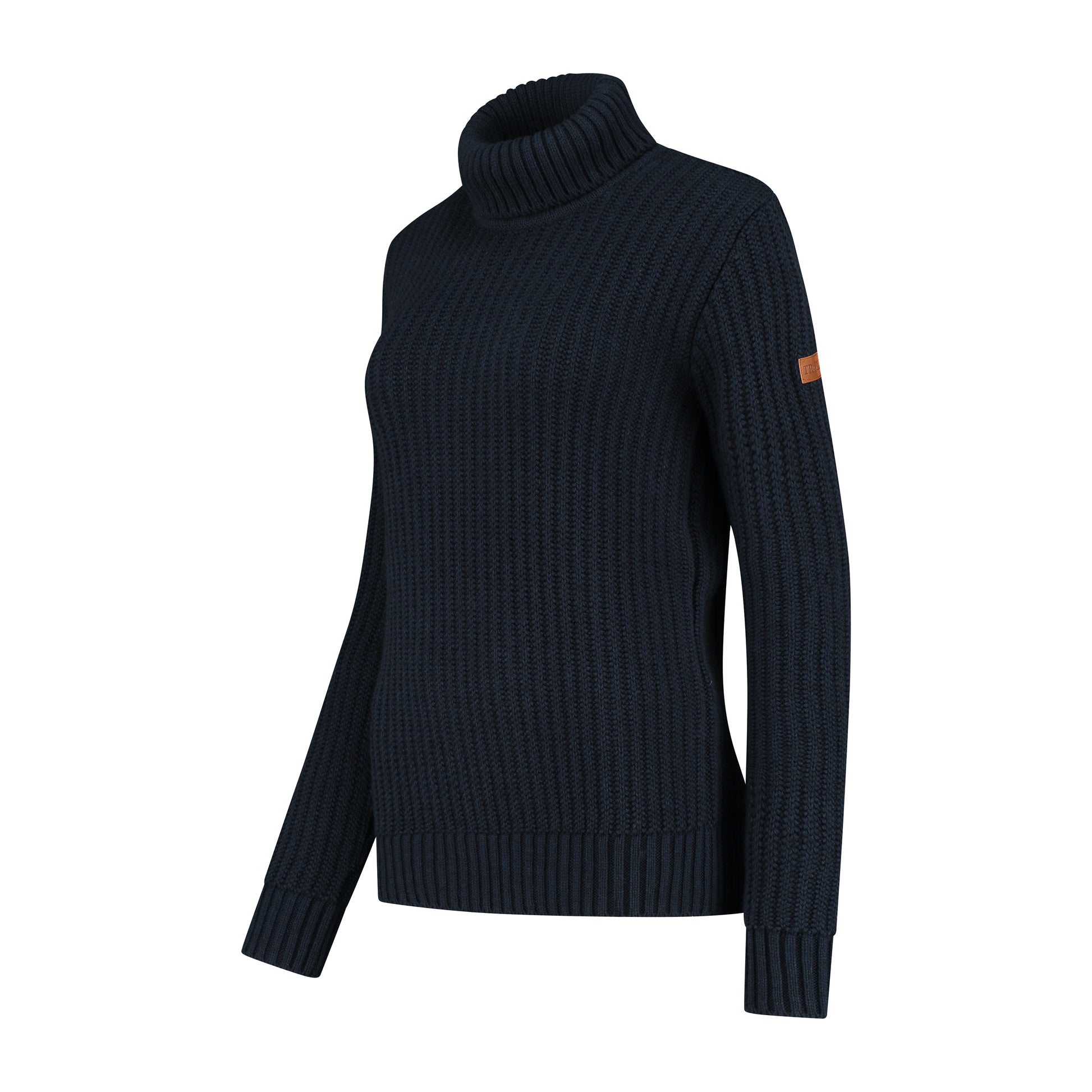 Turtleneck Boda Women - Knitted jumper - Navy FL