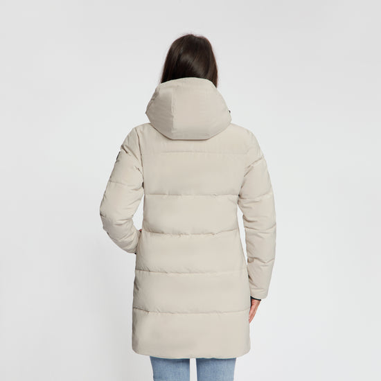 Astrid Women - Puffer Winter Jacket - Waterproof - Sand MV3