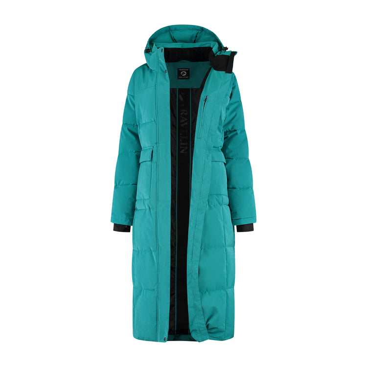 Franska Women - Puffer jacket - Water-resistant - Turquoise CVO