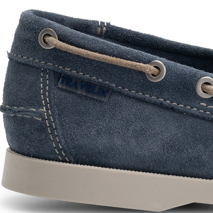 Penzance Men - Boat shoes - Suede - Blue DFH