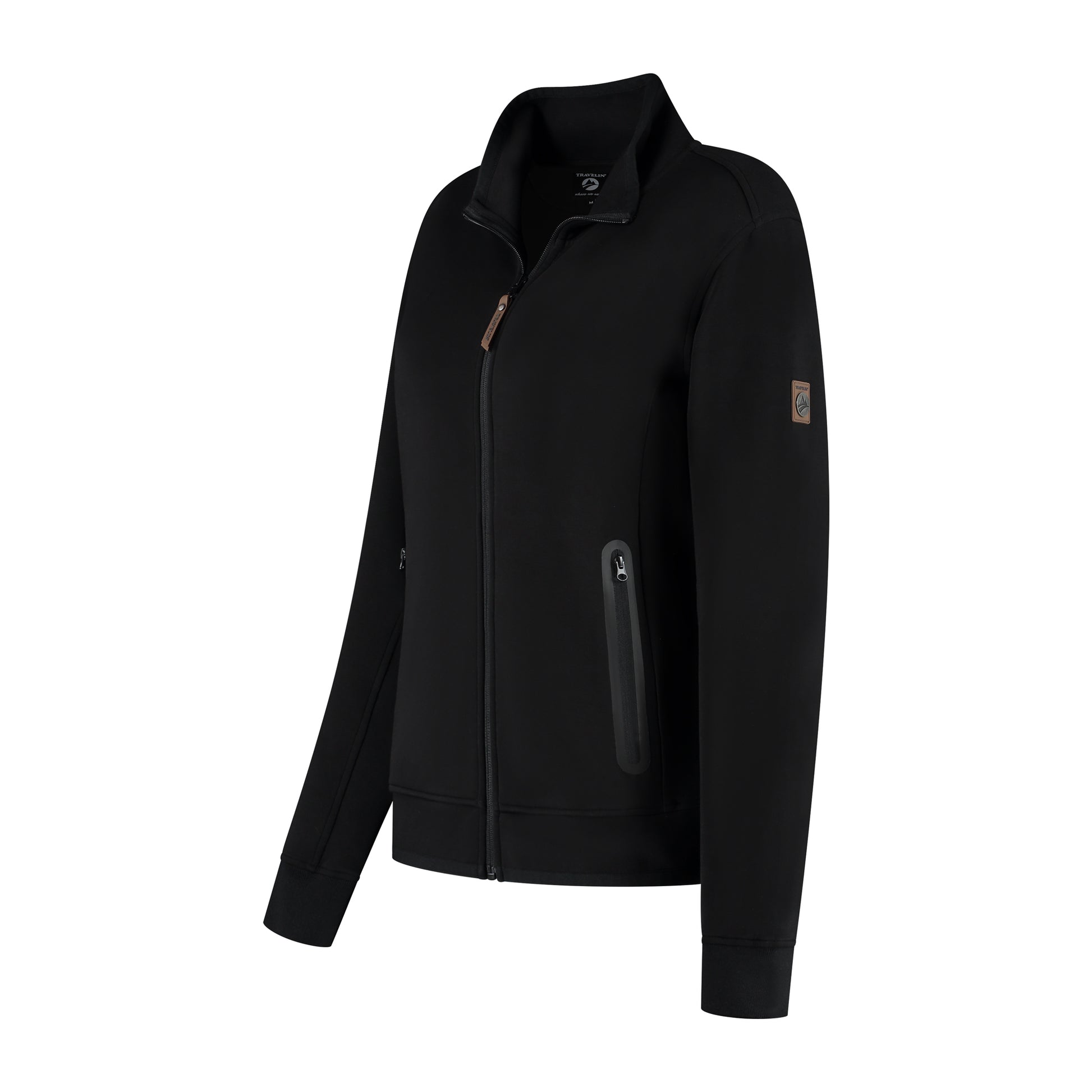 Olia Women - Outdoor Cardigan - Sweat - Black FL