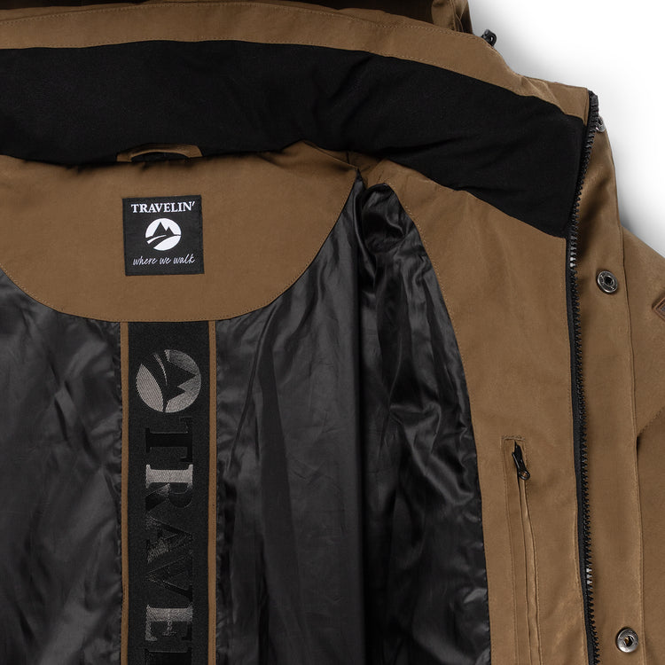 Sverger Men - Puffer jacket - Water-resistant - Brown DCI