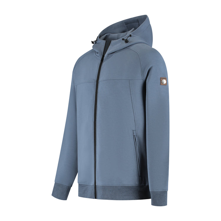 Stig Men - Outdoor cardigan - Sweater - Blue FL