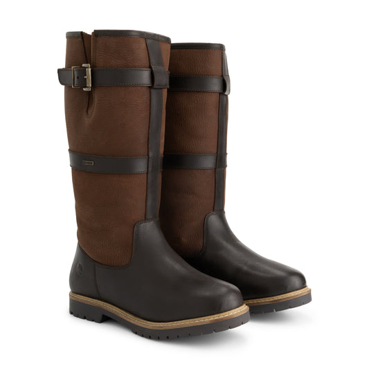 Gronvik Women - Outdoor Boots - Wool-Lined - Dark Brown FRD