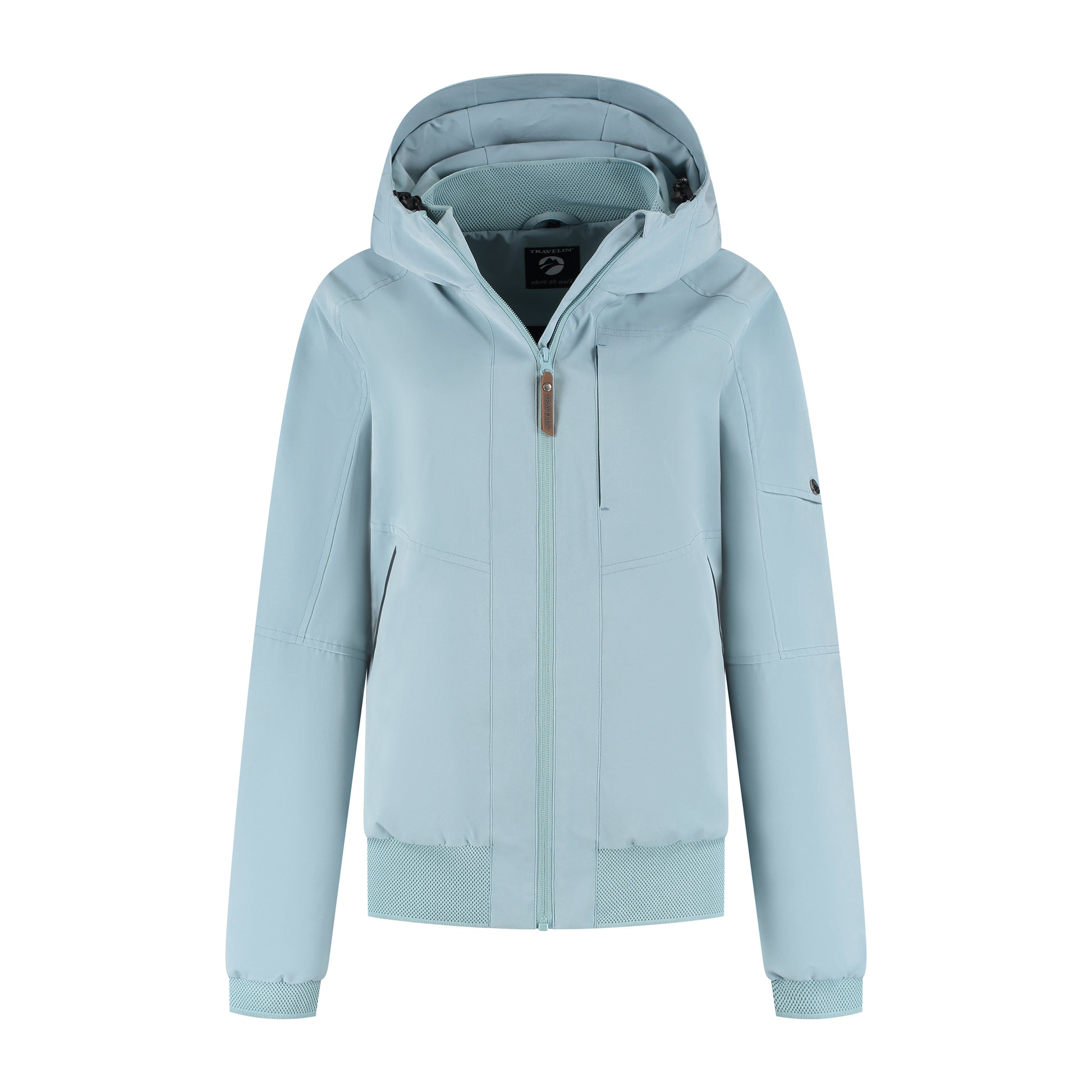Katla - Waterproof jacket - Women - Light blue F