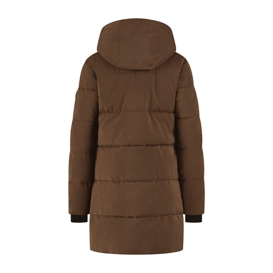 Astrid Women - Puffer Winter Jacket - Waterproof - Dark Brown B