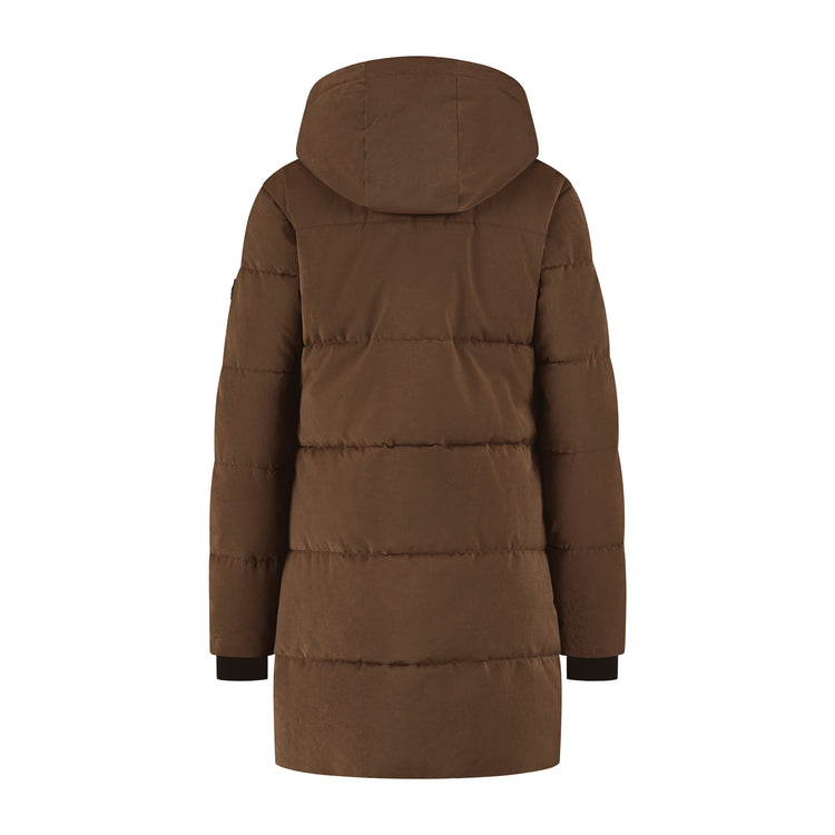 Astrid Women - Puffer Winter Jacket - Waterproof - Dark Brown B