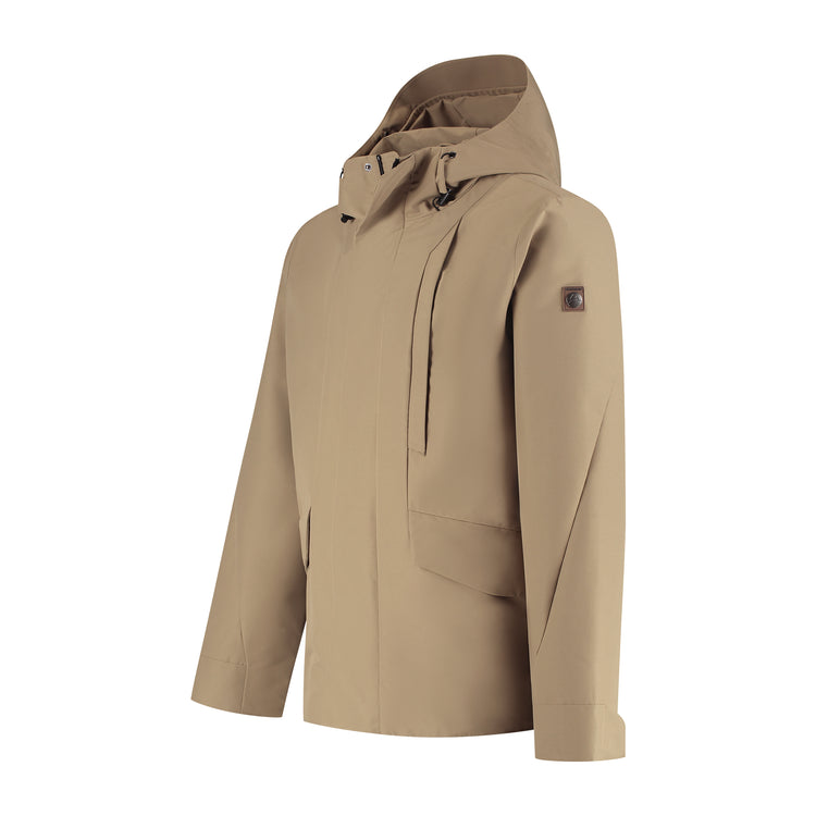 Lefi Men - Hardshell jacket - Waterproof - Light brown FL