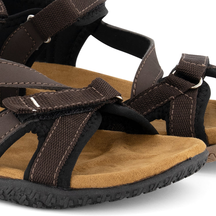 Helsem Women - Hiking sandals - Brown DFW