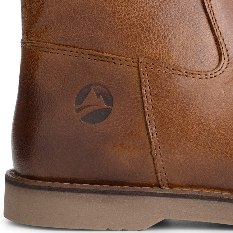 Castres Women - Ankle Booties - Leather - Cognac DFH