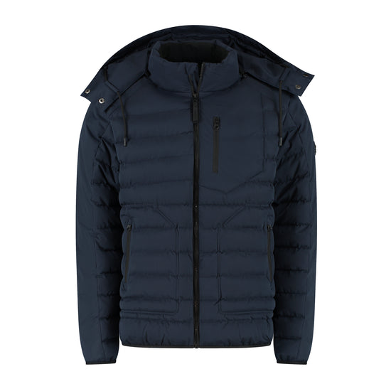 Solveig Men - Puffer Winter Jacket - Waterproof - Navy F