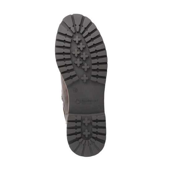 Skelde Men - Biker boots - Wool-lined - Dark brown UNS