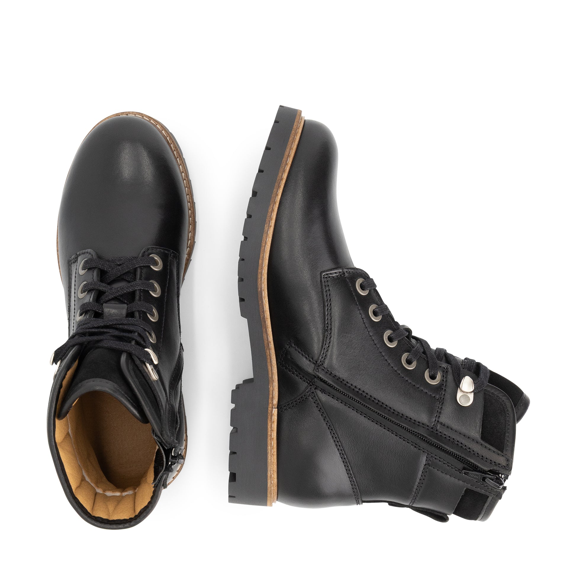 Seiland Women - Lace-up boots - Leather - Black UPD