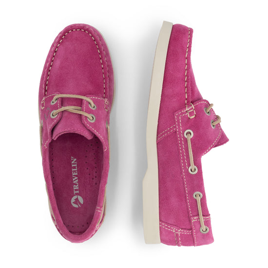 Kajaani Women - Boat shoes - Suede - Pink UPD