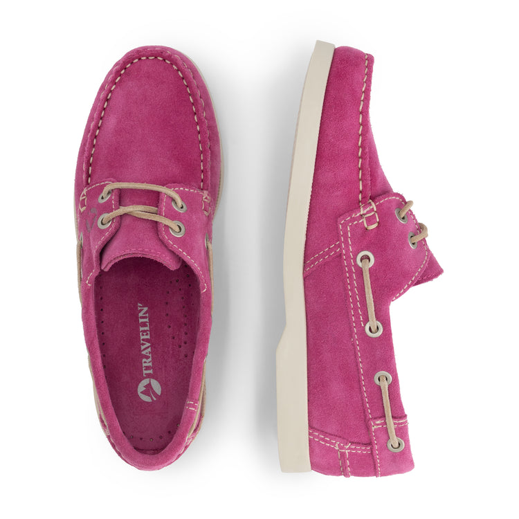 Kajaani Women - Boat shoes - Suede - Pink UPD