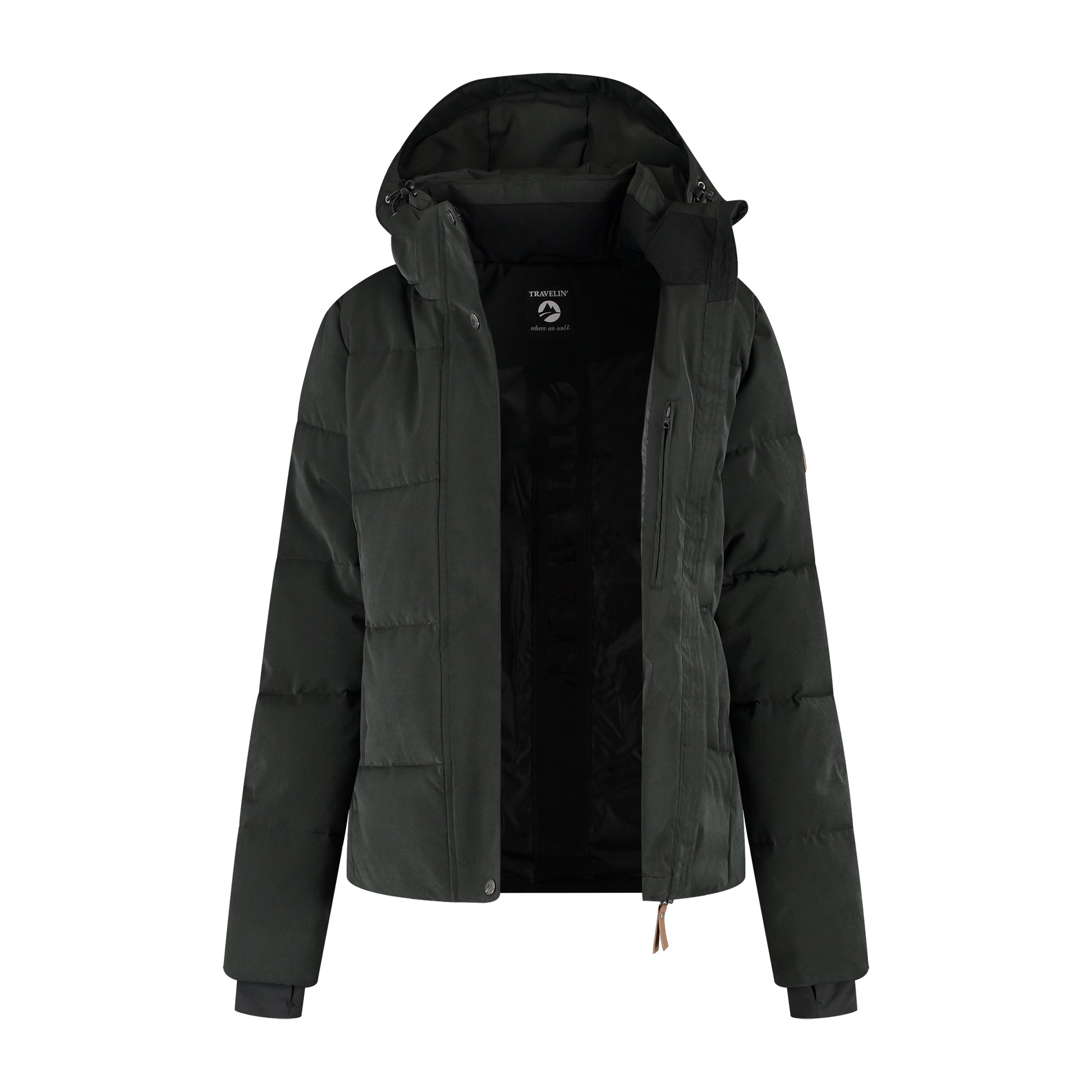 Norra Women - Puffer jacket - Water-resistant - Black CVO