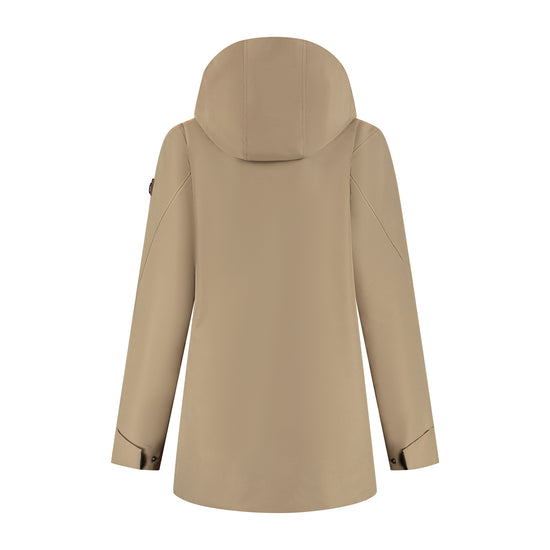 Leyla Women - Hardshell jacket - Waterproof - Light brown B