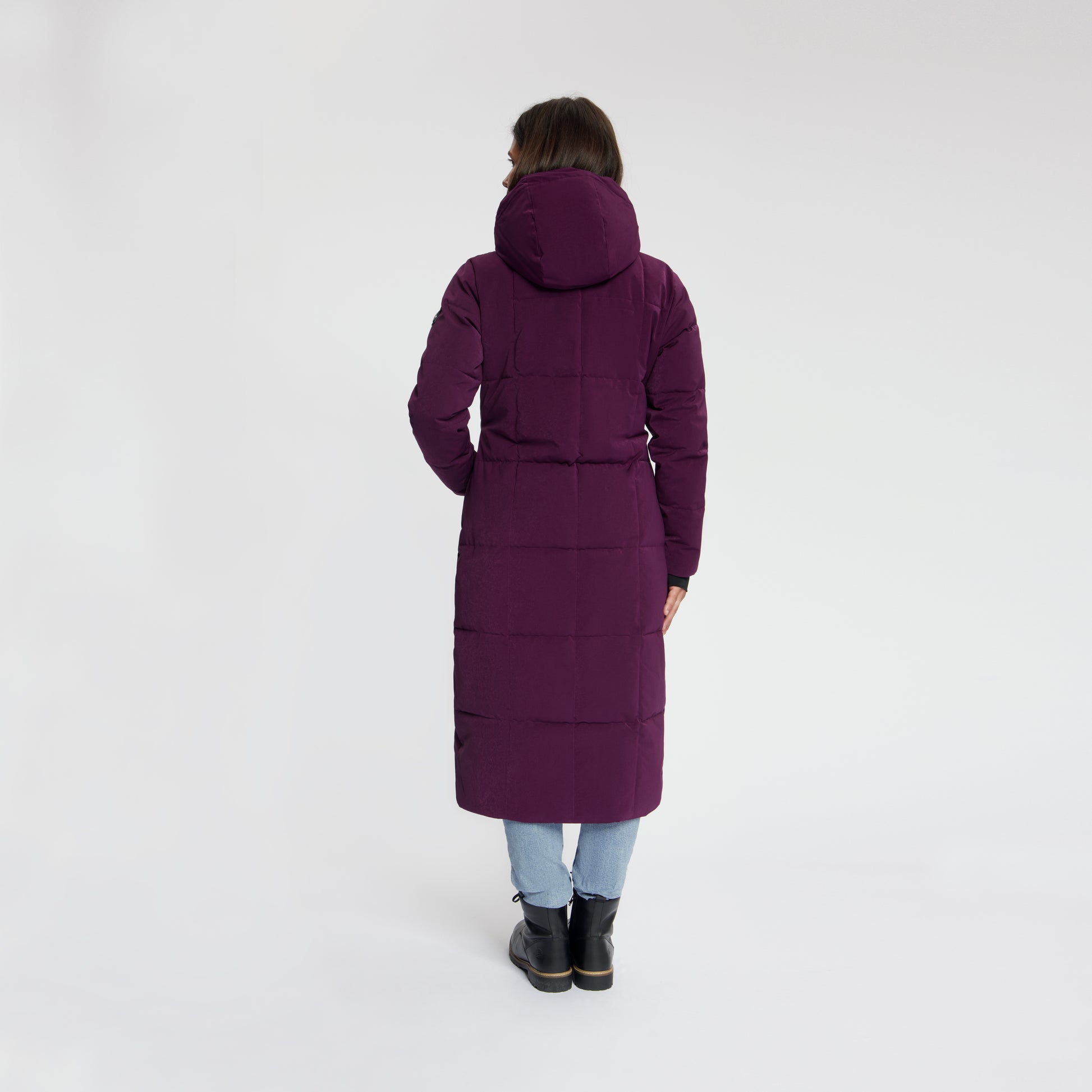 Andels Women - Puffer Winter Jacket - Waterproof - Purple MV3