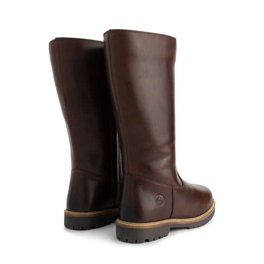 Vinstra Women - High boots - Wool-lined - Dark brown BD