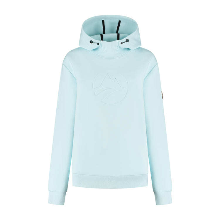 Maren Women - Outdoor sweater - Hoodie - Light blue F