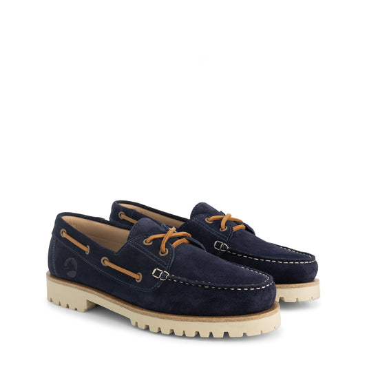 Skjern Men - Boat shoes - Suede - Navy FRD