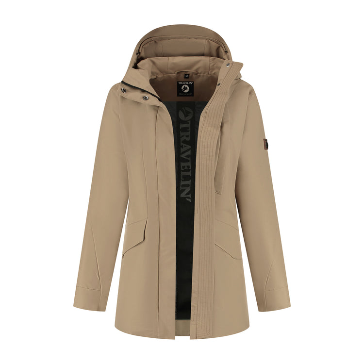 Leyla Women - Hardshell jacket - Waterproof - Light brown CVO