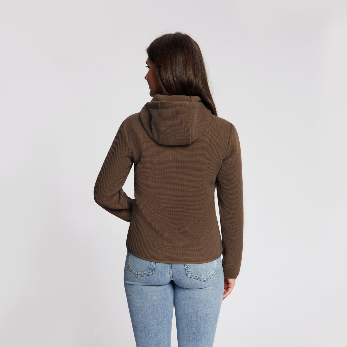 Tilde Women - Outdoor Vest - Fleece - Dark Brown MV3