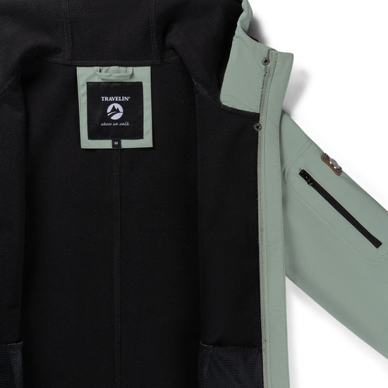 Malika - Waterproof softshell jacket - Women - Green DCI