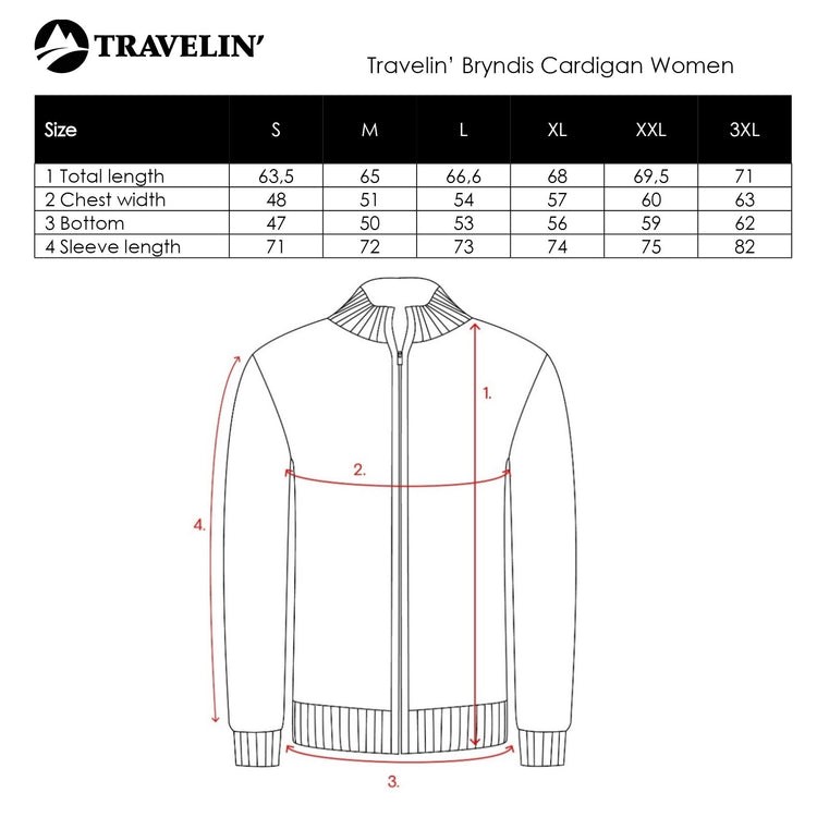 Bryndis - Cardigan - Women - Light blue SC