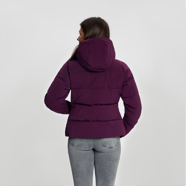 Agnes Women - Puffer Winter Jacket - Waterproof - Purple MV3