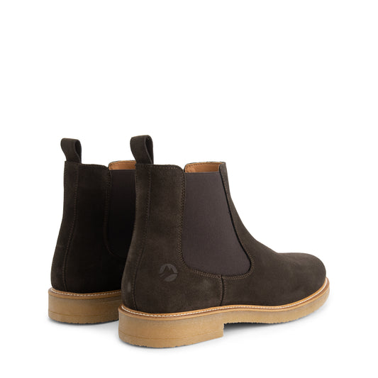 Fowley Men - Chelsea boots - Leather - Dark brown BD