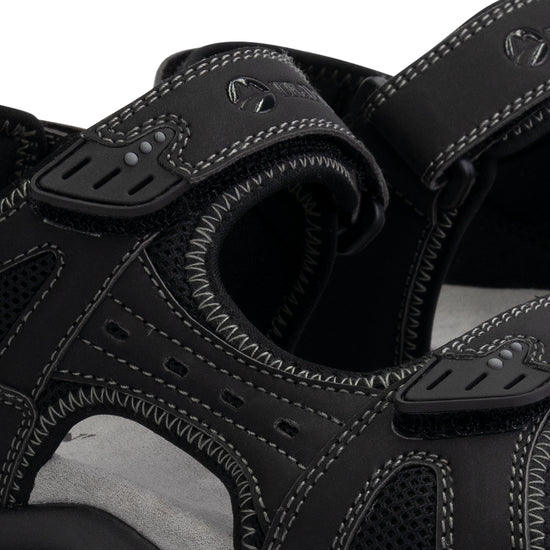 Horten Men - Hiking sandals - Black DFW