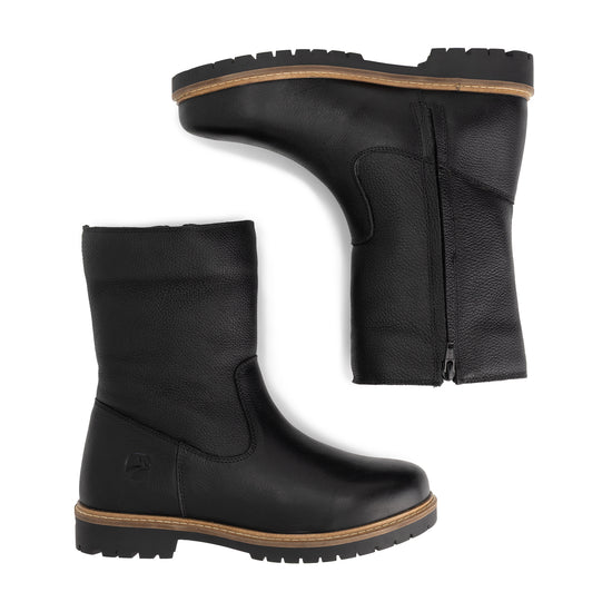 Bykland Women - Boots - Wool-lined - Black UPD