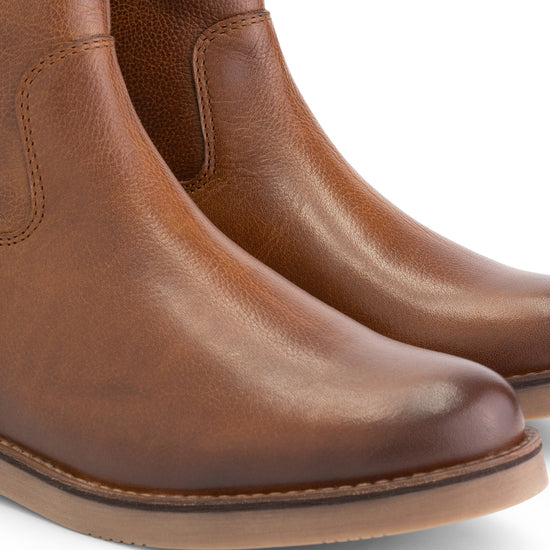 Castres Women - Ankle Booties - Leather - Cognac DFW