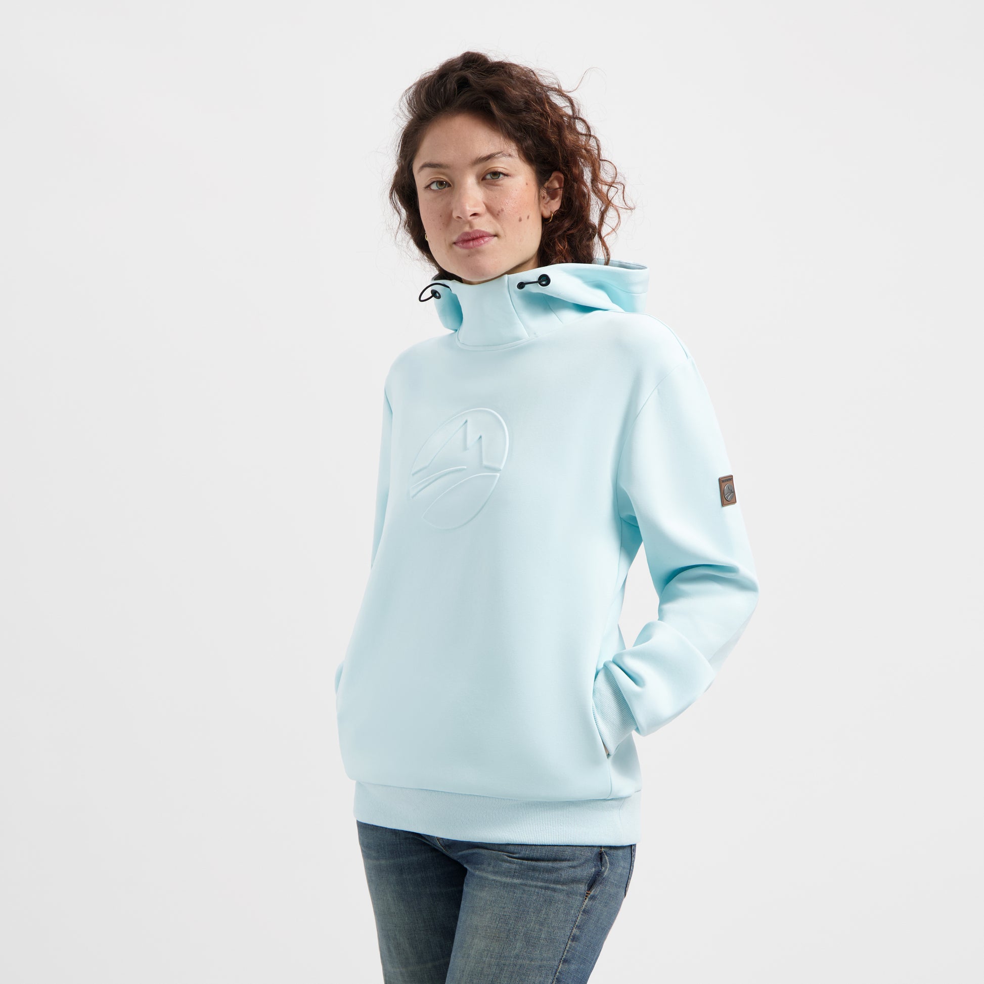 Maren - Hoodie - Women - Light blue MV