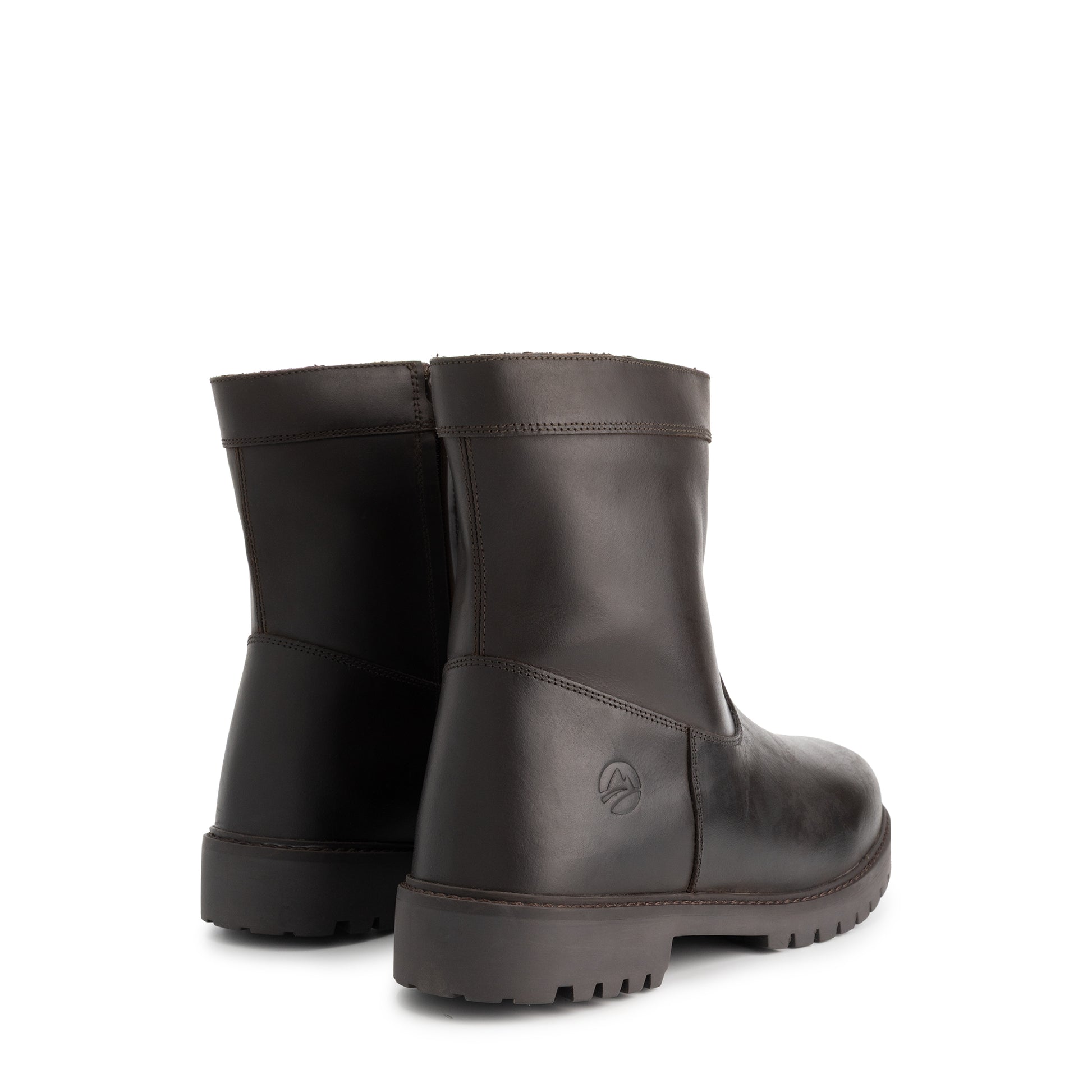 Husby Men - Boots - Wool-lined - Dark brown BD