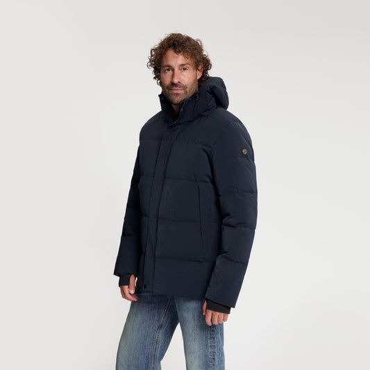 Asberg Men - Puffer Winter Jacket - Waterproof - Navy MV2
