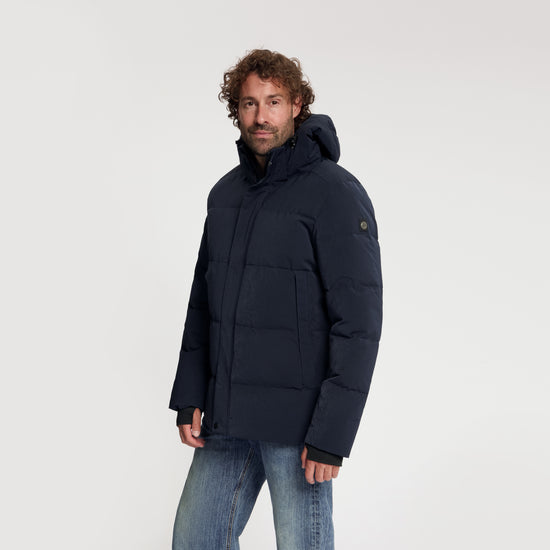 Asberg Men - Puffer Winter Jacket - Waterproof - Navy MV2
