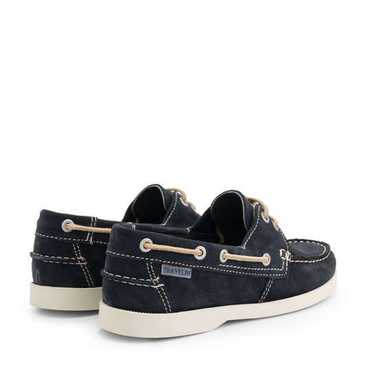Penzance Women - Boat shoes - Suede - Navy BD