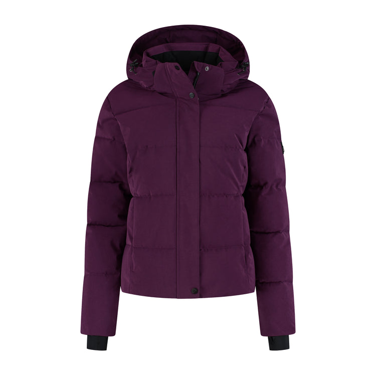 Agnes Women - Puffer Winter Jacket - Waterproof - Purple F