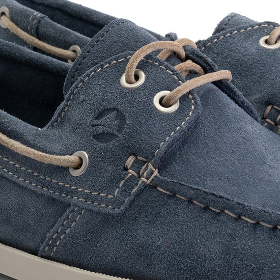 Penzance Men - Boat shoes - Suede - Blue DFW