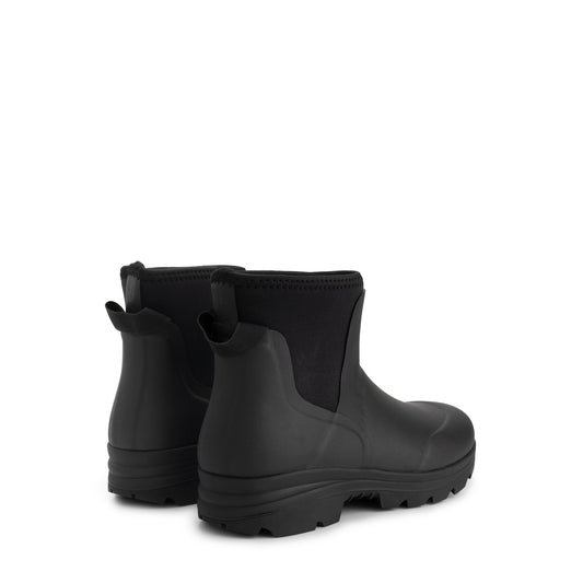 Inari Women - Rubber Ankle Boots - Rain Boots - Black BD