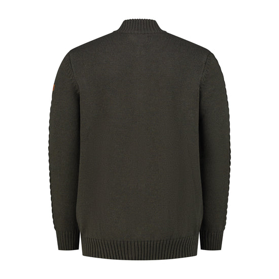 Jaali Men - Knitted cardigan - Green B