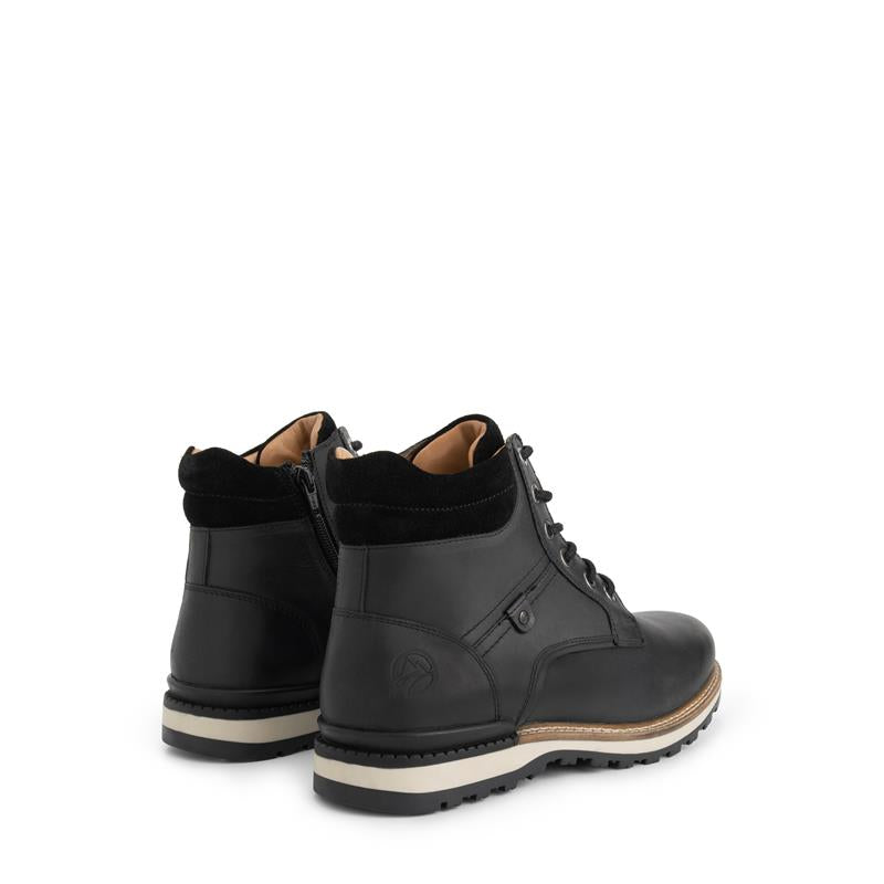 Sig Men - Lace-up boots - Wool-lined - Black BD