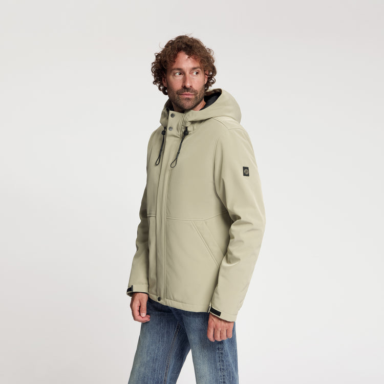 Nils Men - Softshell Jacket - Waterproof - Light Brown MV2