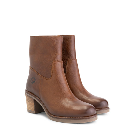 Isere Women - Ankle booties - Leather - Cognac FRD