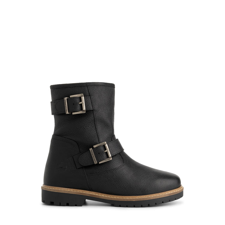 Trustrup Women - Biker boots - Wool-lined - Black R
